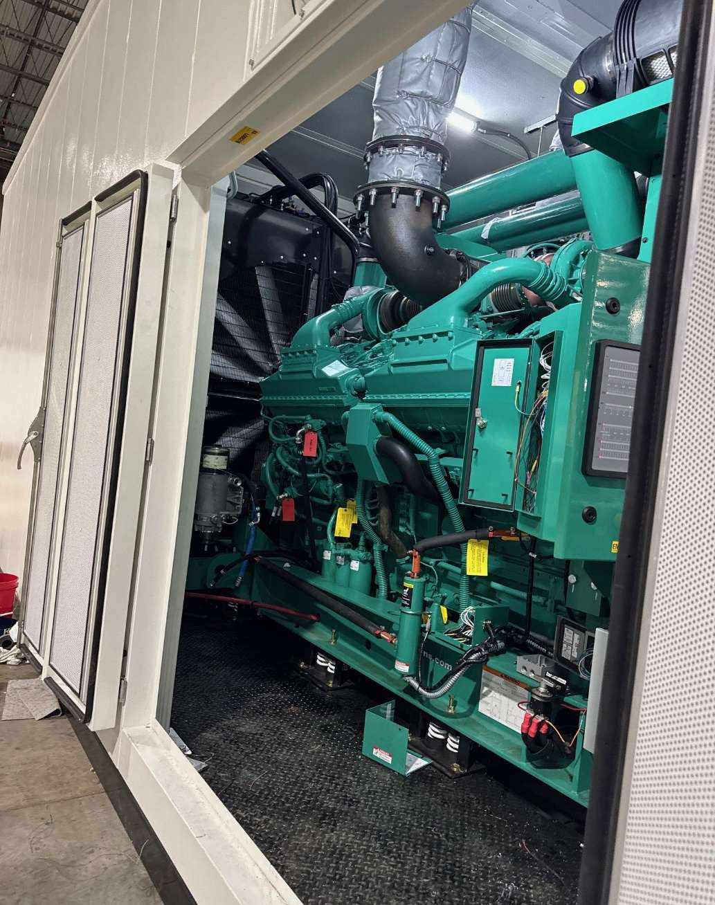 Cummins power module inside enclosure
